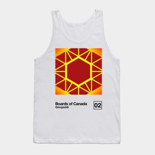 Geogaddi / Minimal Style Graphic Artwork  Design Tank Top